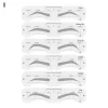 Reusable Eyebrow Stencil Set Soft Ruler Brow Definer Eye Brow Drawing Guide Styling Shaping Grooming Template Card Makeup Tools - Image 9
