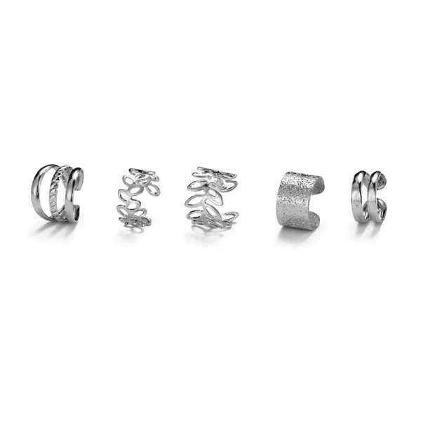 Punk Ear Clip Earrings For Women Jewelry Ear Cuffs Without Hole Fake Piercing Earring Earcuff C-shape Clip On Earrings Brincos - Image 8