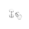 19 Pairs Stainless Steel Men Earrings Studs Ear Piercing Plugs Tunnel Screw Fake Gauges Earrings Flat Back Stud Earring Set - Image 23