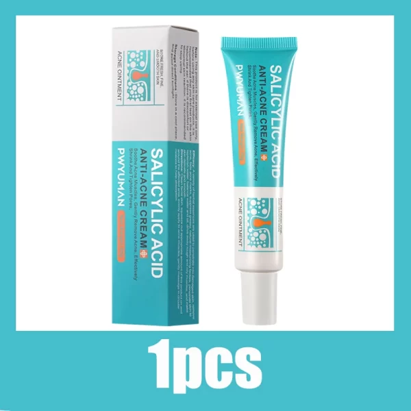 Salicylic Acid Acne Treatment Cream Repair Pimple Spots Deep Cleaning Pore Shrinking Anti-acne Oil Control Moisturizer Skin Care - Image 10