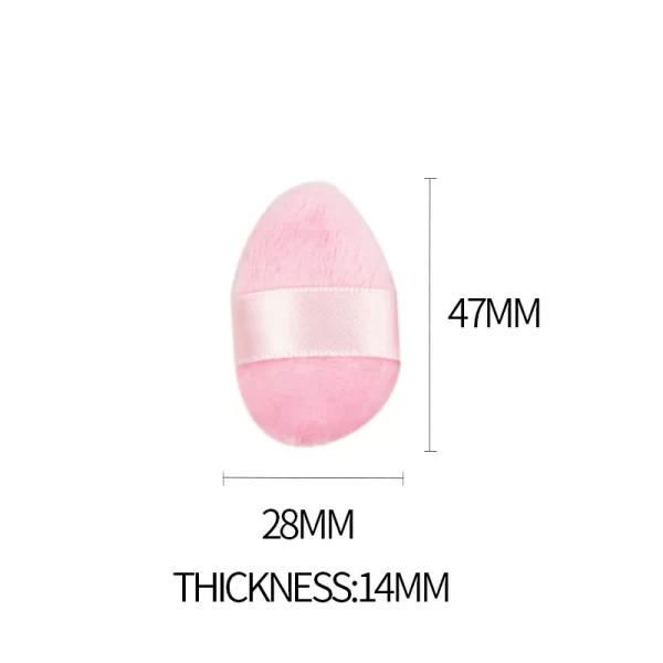 Cotton Purple Powder Puff Large Medium And Small Mini Eye Shadow No Dead Corner Makeup Puff Cosmetic Tool - Image 13