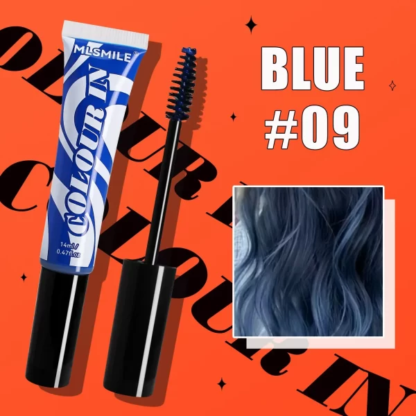 Washable Temporary Colorful Hair Dye Natural Hair Coloring Highlight Mascara Stick Disposable One-time Instantly Conceals Hair - Image 9