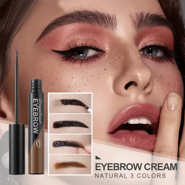 Semi-permanent Peel-off Eyebrow Gel Waterproof Tearing Eyebrow Cream Tattoo Cream Dyeing Eyebrow Cream Tint Dye Makeup Cosmetic - Image 3