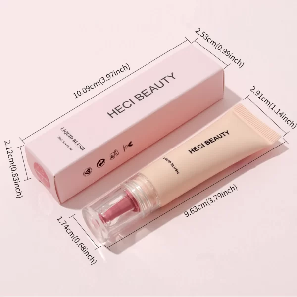 High Pigment Matte Liquid Blusher 6 Colors Longlasting Moisture Gel Creamy Blush Hot Organic Liquid Lip Cheek Tint For Mom - Image 6