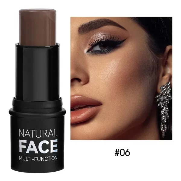 Matte Contour Stick Waterproof Trimming Bronzer Highlighter Shadow Contouring Blusher Pencil Cosmetics for Face Corrector Cream - Image 13