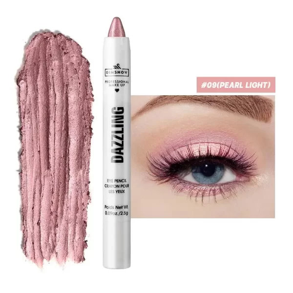 12 Colors Pearlescent Eyeshadow Pencil Waterproof Long Lasting Glitter Shimmer Eye Shadow Pen Eyeliner Stick Eyes Makeup Tools - Image 14