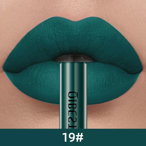 QIBEST Matte Liquid Lipstick Waterproof Long Lasting Velvet Mate Nude Red Lip Gloss Lint Tube Makeup Cosmetic Lipsticks Lipgloss - Image 20