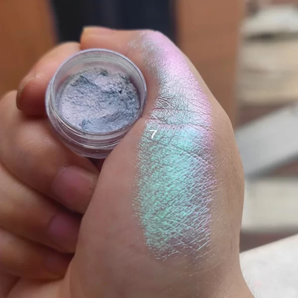1jar Gradient Chrome Nail Powder Optical Neon Mirror Powder Metallic Mirror Effect Chameleon Pigment Glitter For DIY Manicure - Image 28