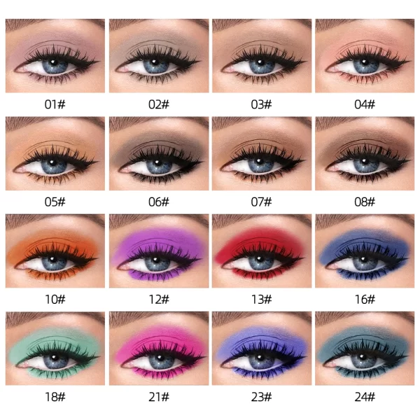 QIBEST High Quality Matte Liquid Eyeshadow Waterproof Long Lasting Eye Shadow Stick Contour Blush Shadow Cream Beauty MakeupTool - Image 2