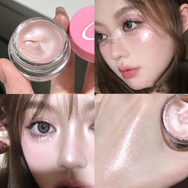 Pearl Glitter Mashed Potatoes Eye Shadow Gel Cream Liquid Highlighter Face Body Diamond Brighten Shimmer Natural Contour Makeup - Image 7