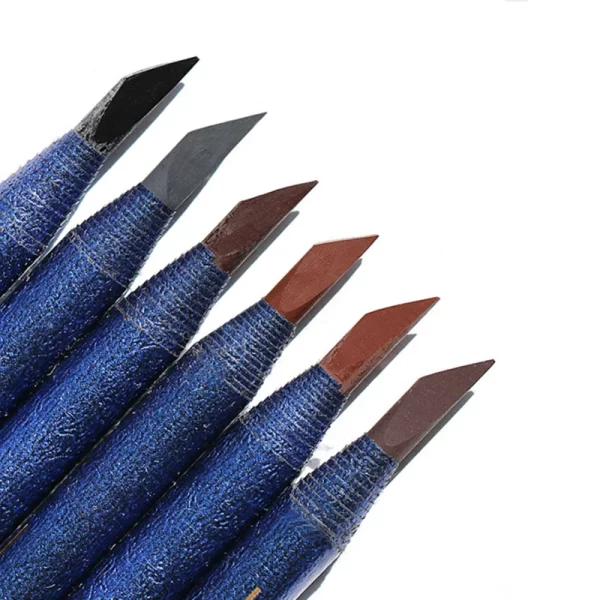 Eyebrow Pencil Waterproof Microblading Eyebrow Pen Stencil Tint Tattoo Eyebrows Makeup Sweat-proof Long Lasting Eye Brow Pencil - Image 2