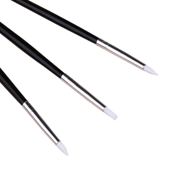 Nail Art Brush Pen Silicone Head Nail Brush Set Acrylic Painting Drawing Carving Pen UV Manicure Dotting Tool - Image 5