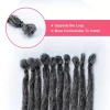 24Inch Dreadlock Extensions Synthetic Loc Extensions 0.6CM 100% Full Head Handmade Permanent Dreadlocks Extension for Men/Women - Image 4