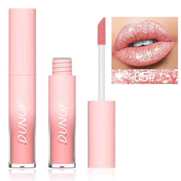 New Matte Glitter Liquid Lipstick Diamond Shiny Lip Gloss Waterproof LongLasting Pearl Lipgloss Women Lip Tint Makeup Maquillaje - Image 21