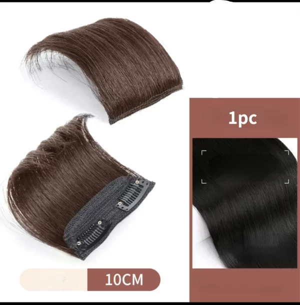 1pc Invisible Fluffy Hair Pad for Women Cushion Stable Comfortable High Temperature Fiber Insert Comb Hair Styling Tools Coffee - Image 8