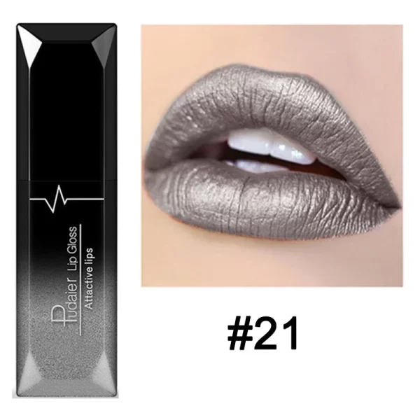 Waterproof Nude Matte Velvet Glossy Lip Gloss Lipstick Lip Balm Sexy Red Lip Tint 21 Colors Women Fashion Makeup Christmas Gifts - Image 7