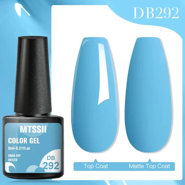 Mtssii 7ml No Wipe Top Base Coat Nail Gel polish Matte Top Coat  Enhancer Varnish Semi Permanent Soak Off UV LED Nail Art Tool - Image 94
