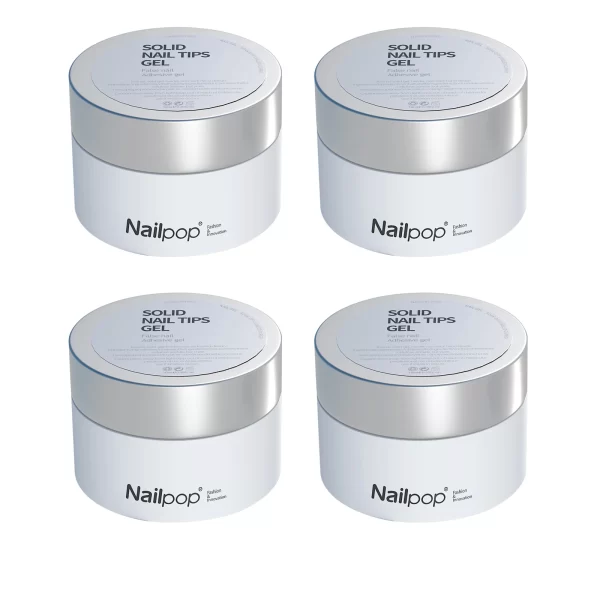 Nailpop Solid Nail Patch Gel Easy Stick Gummy Adhesive Bond UV Glue For American Pose Capsule Tips Strong Adehesion 10ml - Image 15
