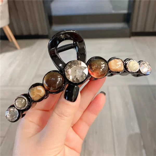 Big Rhinestone Women Hair Claws Crab Hairpins Crystal Hair Clips Barrettes Ponytail Girls Hair Accessories Ornaments Hairgrip - Image 7