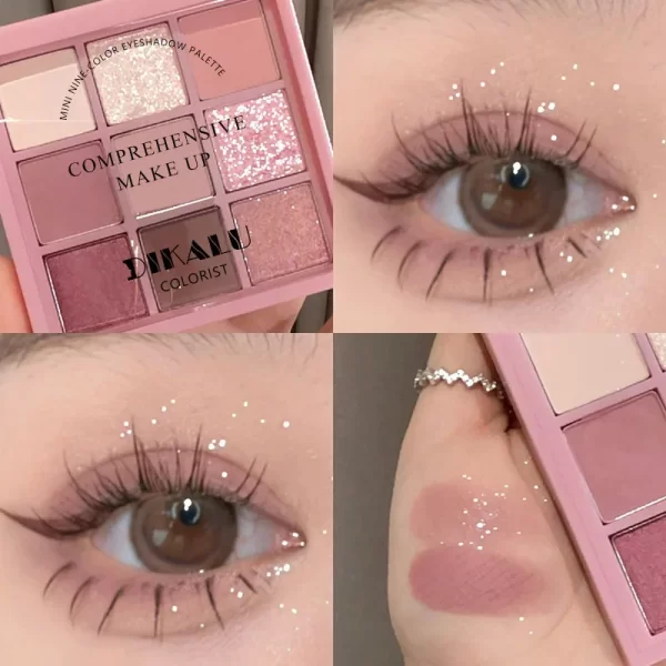 Glitter Eyeshadows Pallet Cheap Female Cosmetics Professional Eye Shadow New Beauty Long Lasting Korean Charming Eyes Make Up - Image 3