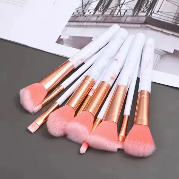10PCS Professional Makeup Brushes Set Sponge Beauty Sponge for Women Cosmetic Brush Loose Powder Brush Blending Beauty Tools - Image 3