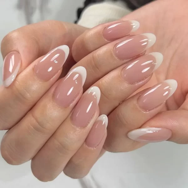 24pcs French Cat Eyes False Nails Almond Head Fake Nails for Manicure Beauty Glitter Shiny Artificial Nail Patch Press on Nails - Image 20
