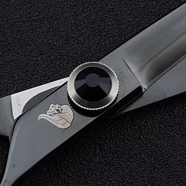 5.5" Swivel Thumb Hair Cutting Shears Japanese Hairdressing Scissors Rotating Thumb Shears Swivel Thumb Scissor Flying Shears - Image 6