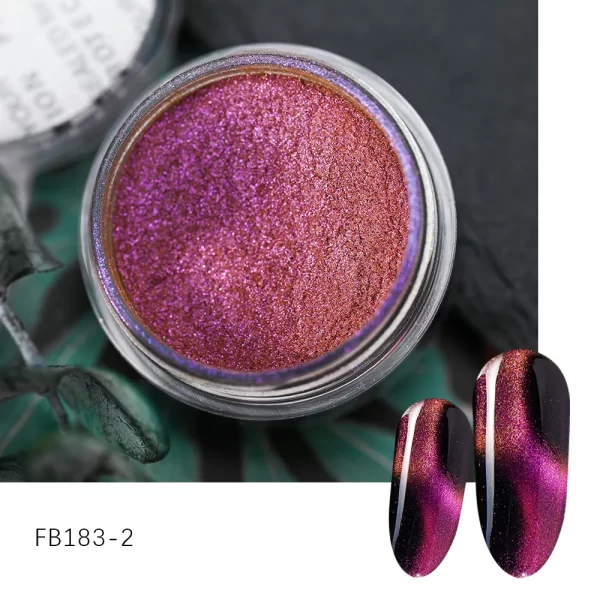 1jar Gradient Chrome Nail Powder Optical Neon Mirror Powder Metallic Mirror Effect Chameleon Pigment Glitter For DIY Manicure - Image 25
