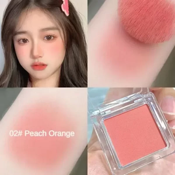 Face Powder Blusher Matte Natural Cheek Tint Brighten Face Waterproof Blush Powder Soft Female Makeup Face Contouring Cosmetics - Image 6