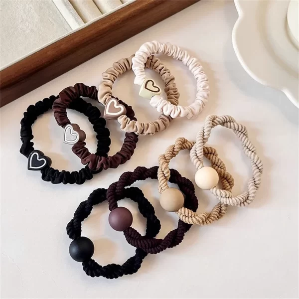 5Pcs/Set New Cute Bowknot Headbands Girls Elastic Hair Bands Hair Accessories for Women Cartoon Bows Headwear Ornaments - Image 6