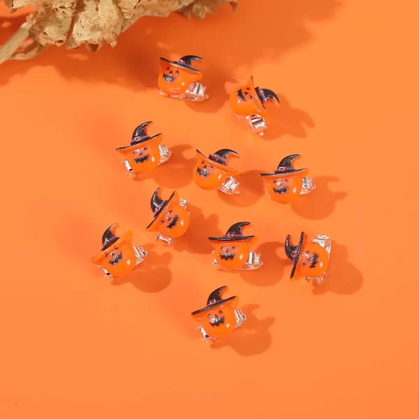 10Pcs Small Flower Hair Clips Butterfly Hair Button Hair Pins Wedding Wing Hair Clips Bridal Halloween Hairpin Hair Accessories - Image 14