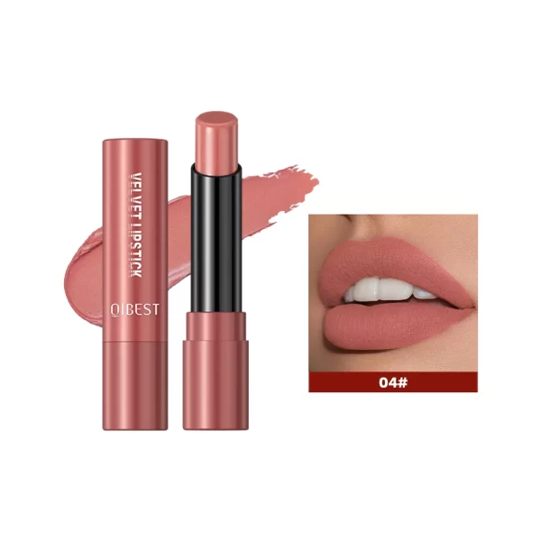 QIBEST Matte Lipstick Long Lasting Velvet Mist Lip Stain Non-Stick Cup Classic Highly Pigmented Sexy Red Lipstick New Makeup - Image 14