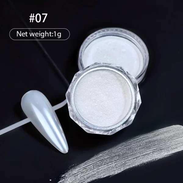 1jar Gradient Chrome Nail Powder Optical Neon Mirror Powder Metallic Mirror Effect Chameleon Pigment Glitter For DIY Manicure - Image 37
