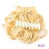 Women's Hair Bun Synthetic Bands Short Curly Chignon Hairpins Claw In Hairpieces for Fake False Hair Scrunchy Black Brown - Image 11