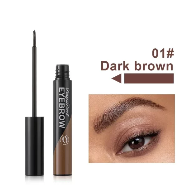 Semi-permanent Peel-off Eyebrow Gel Waterproof Tearing Eyebrow Cream Tattoo Cream Dyeing Eyebrow Cream Tint Dye Makeup Cosmetic - Image 10