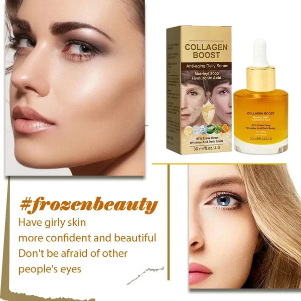 Collagen Face Serum Anti-wrinklle Facial Serum To Remove Wrinkl Fine Lines Around The Eyes Crow's Feet Neck Wrinkl Serum Facial - Image 4