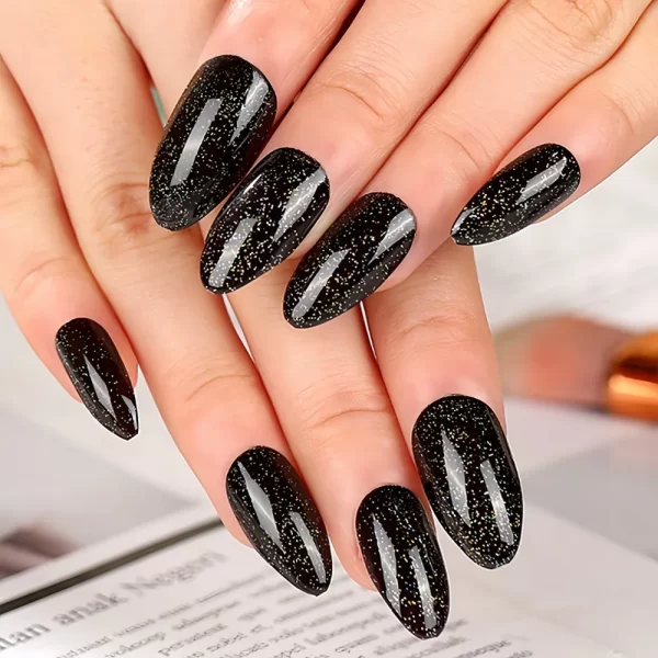 Wearable Manicure Almond Fake Nails Pointed Head The Year Of The Loong Series Press on Nails Full Cover 3D Long Fake Nails - Image 13