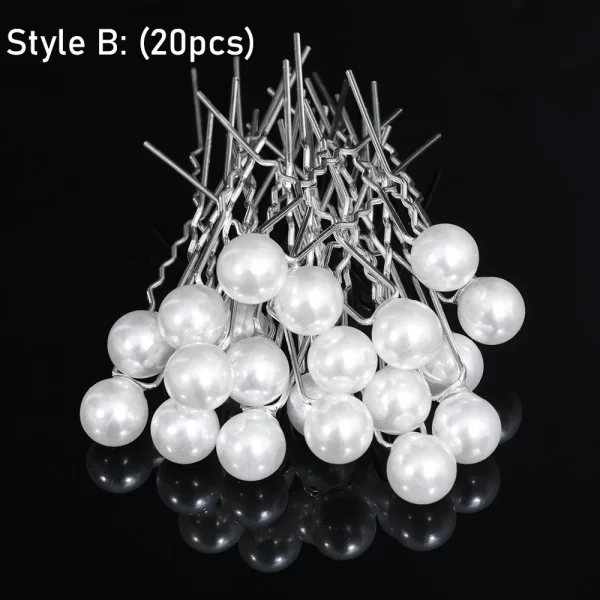 Silver Color Pearl Rhinestone Wedding Hair Combs Hair Accessories for Women Accessories Hair Ornaments Jewelry Bridal Headpiece - Image 11