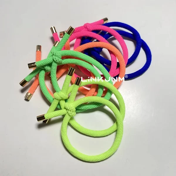 10PCS Women Elastic Hair Rubber Bands High Quality Girls Hair Bands Hair Scrunchies Gold Plated  Hair Accessories Hair Gum/Tie - Image 37