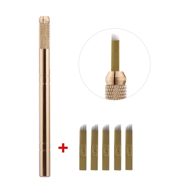 1 Set 3D Microblading Pen Tattoo Training Kit Eyebrow Tattoo Practice Professional Permanent Makeup Tattoo Eyebrow Wholesale - Image 8