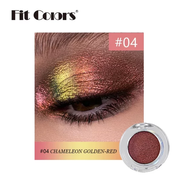 High-Pigmented Chameleon Purple Eyeshadow Powder MultiChrome Shifting Pigments Shiny Metallic Lipstick Eyes Makeup Palette - Image 8