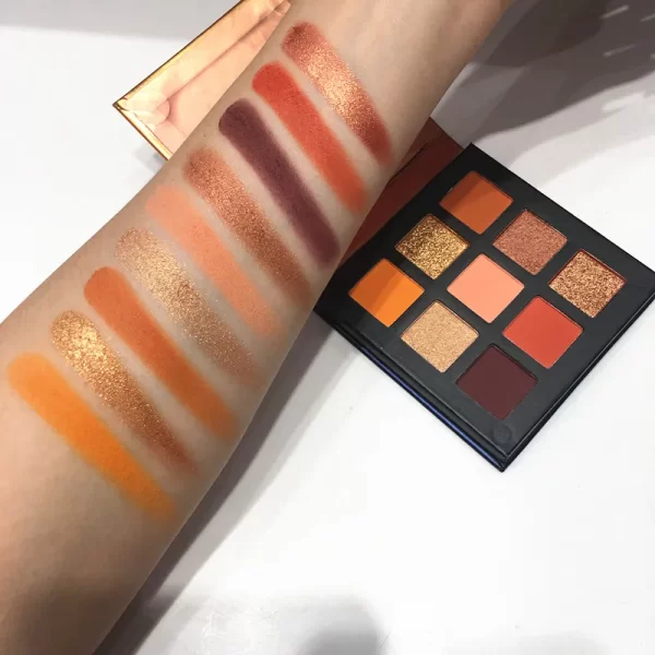 Beauty GLAZED Eyeshadow Palette 9 Color Shimmer Matte Longlasting Waterproof Palette Makeup - Image 13