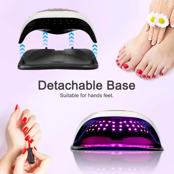 300W UV LED Nail Lamp for Nails Curing All Gel Polish with Large Screen  Professional Nail Equipment Manicure Drying Lamps - Image 3