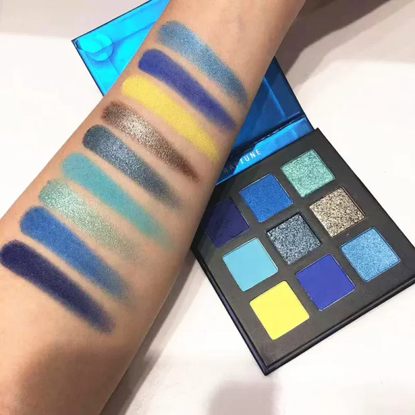 Beauty GLAZED Eyeshadow Palette 9 Color Shimmer Matte Longlasting Waterproof Palette Makeup - Image 14