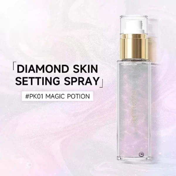 FOCALLURE Glitter Body Spray Pearlescent Long-Lasting Setting Spray Hydrating Mermaid Highlighter Face Makeup Cosmetics - Image 5