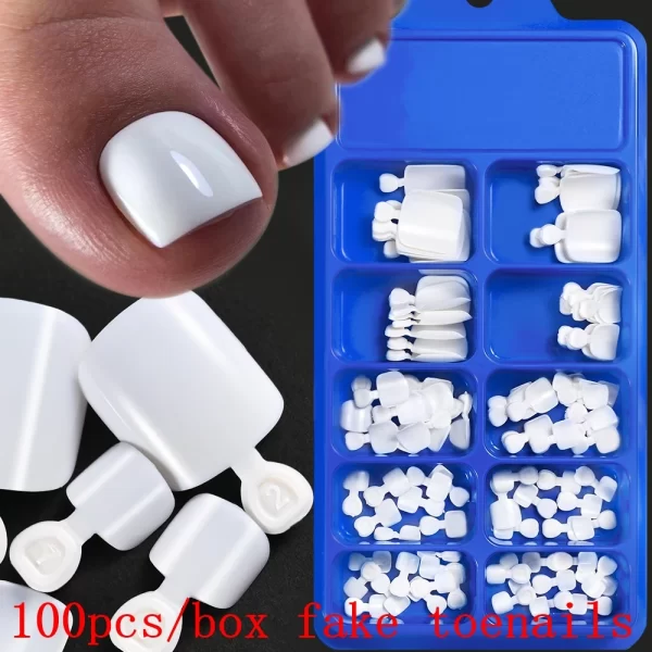 120pcs Gradient Short Ballet Press on Toenails Wearable Simple Nude Color False Toe Nails Full Cover Finished False Nail Tips *& - Image 12