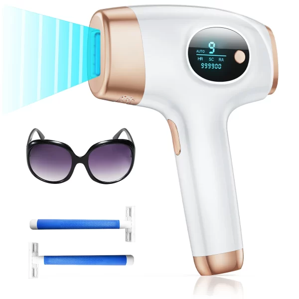IPL Hair Removal Laser 999999 Flashes 3 in 1 Permanent Painless Epilator Whole Body Treament at Home Hair Remover For Men Women - Image 7