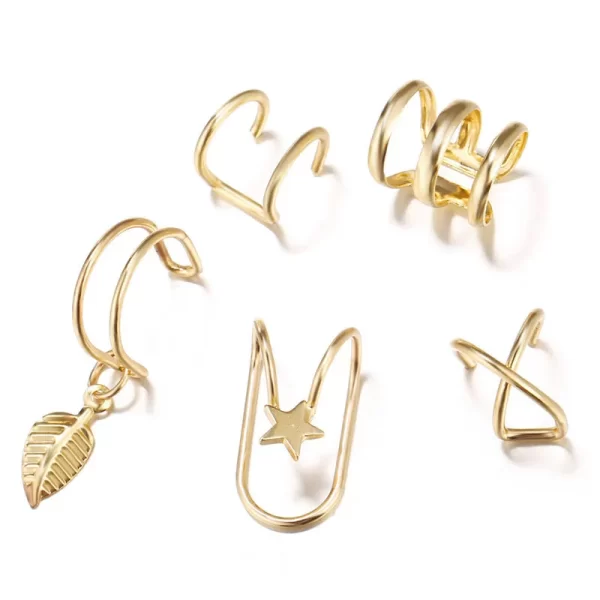 Punk Ear Clip Earrings For Women Jewelry Ear Cuffs Without Hole Fake Piercing Earring Earcuff C-shape Clip On Earrings Brincos - Image 28