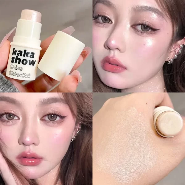 Waterproof Water Light Glitter Highlighter Stick Lasting Face Contour Illuminator Brighten Rouge Check Blush Makeup Cosmetics - Image 10
