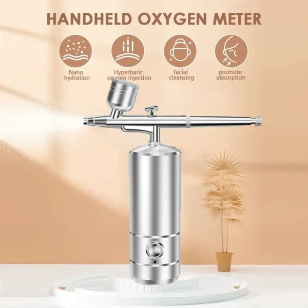 Handheld Moisturizing Nano Mist Facial Oxygen Water Face Infusion Mist Mini Sprayer Jet Water Oxygen Injector - Image 3